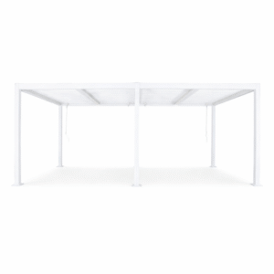 Pérgola bioclimática de aluminio y acero con lamas orientables 6x3m Palace