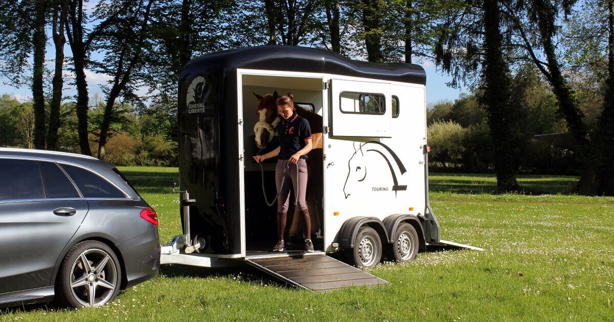 Remolque para 1 caballo y medio Touring One - Imagen 7