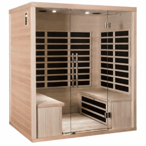 Sauna de infrarrojos con paneles de carbono 3200W LUXE 4 lugares - SNÖ