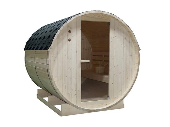 Sauna de exterior 6 plazas - Ancho 185 x Prof. 220 x Alt. 190 cm - ISOKYRO - Imagen 3