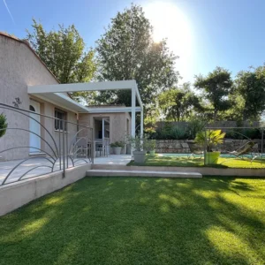 Alternative view of Pérgola retráctil SIROCO 4,50x4,109 m Motorizado con mando a distancia (Blanco RAL 9010)