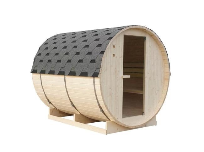 Sauna de exterior 6 plazas - Ancho 185 x Prof. 220 x Alt. 190 cm - ISOKYRO - Imagen 5