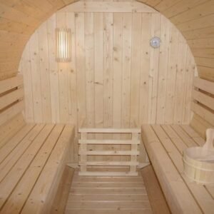 Alternative view of Sauna de exterior 6 plazas - Ancho 185 x Prof. 220 x Alt. 190 cm - ISOKYRO