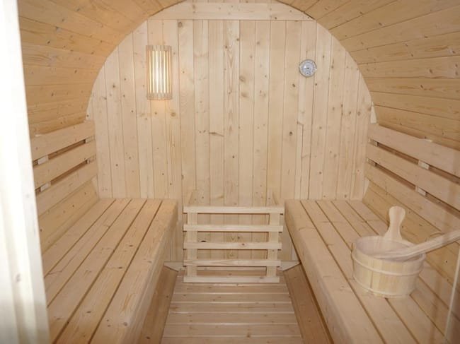Sauna de exterior 6 plazas - Ancho 185 x Prof. 220 x Alt. 190 cm - ISOKYRO - Imagen 2