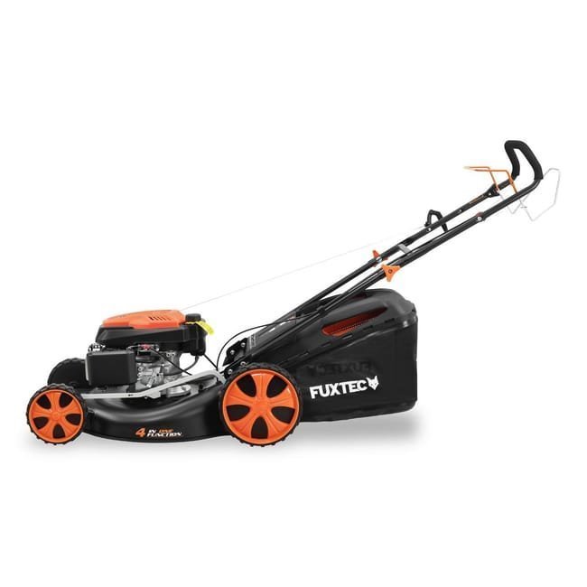 FUXTEC RM5396 autopropulsado gasolina 4 tiempos motor gasolina 196cc - anchura de corte 53 cm 196cc - función mulching - Imagen 2