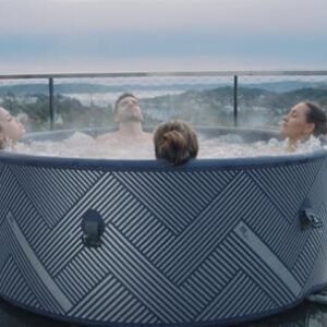 Spa de exterior hinchable NAVAL de 176x65x176 cm 6 pers