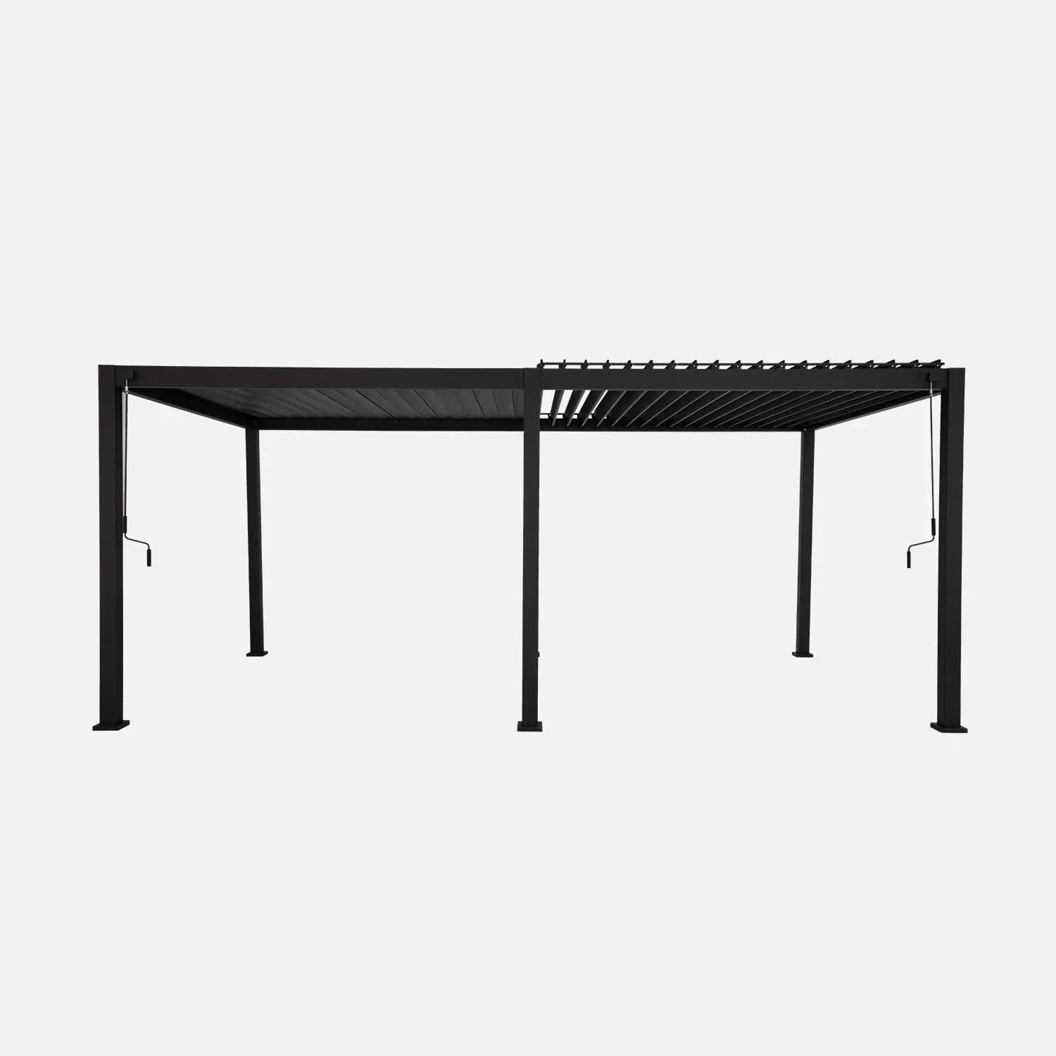 Pérgola bioclimática 3x6m de aluminio - Imagen 4