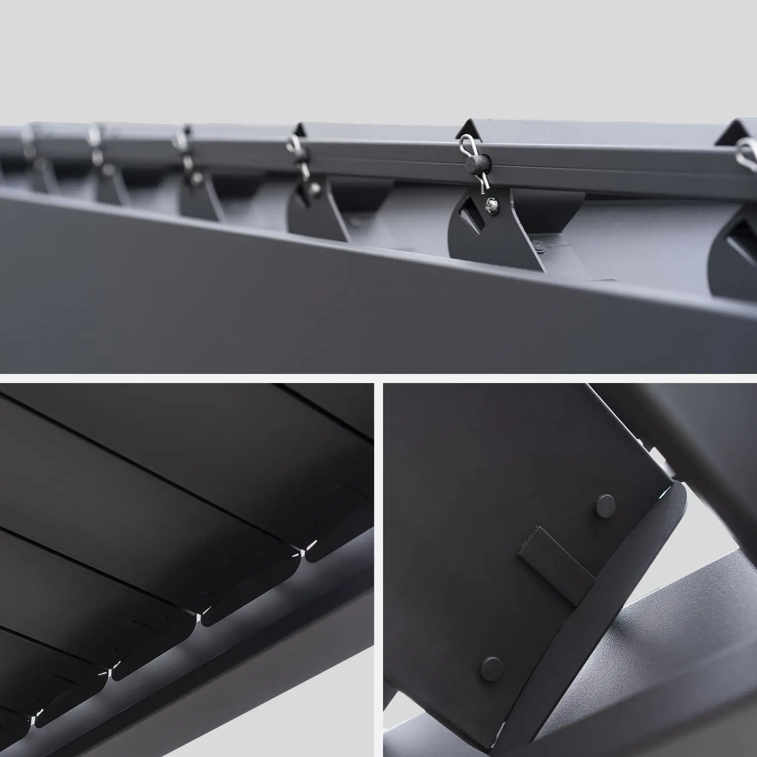 Pérgola bioclimática 3x6m de aluminio - Imagen 2