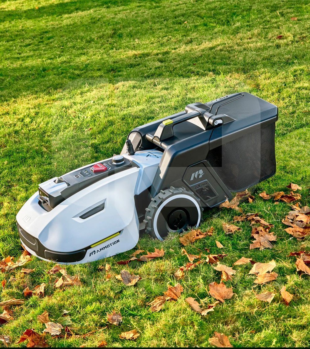 Robot cortacésped Mammotion Yuka 2000 metros con recogehojas y autovaciado