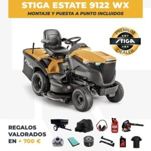 Tractor cortacésped 4x4 Stiga Estate 9122 WX 122cm 22HP Honda