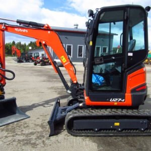 Kubota U27-4 NUEVO + 3 CUCHARONES – Miniexcavadora de 2,7 T